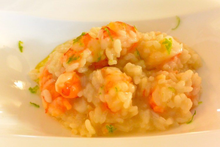 risotto gamberi e limone
