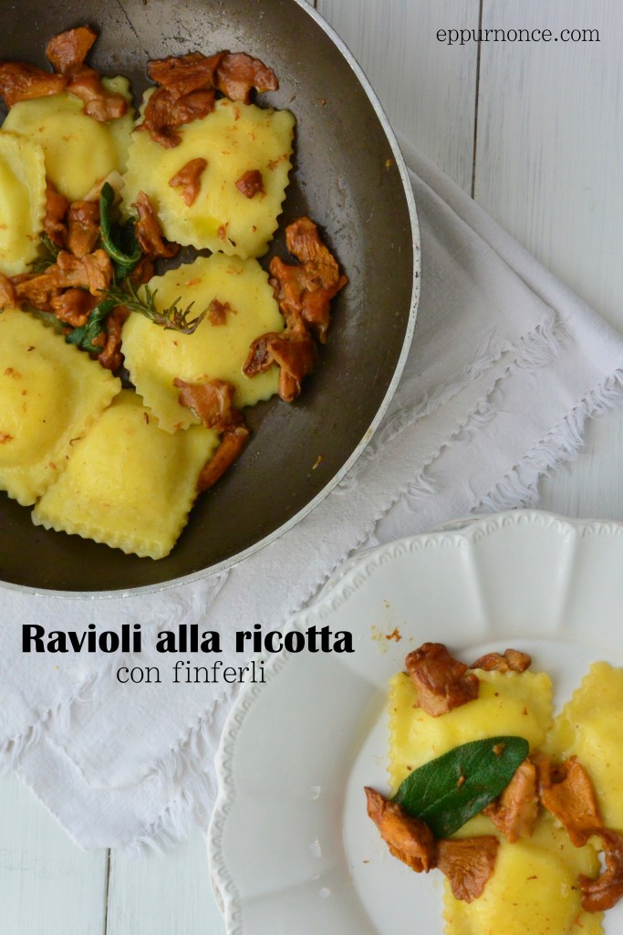 Ravioli con finferl